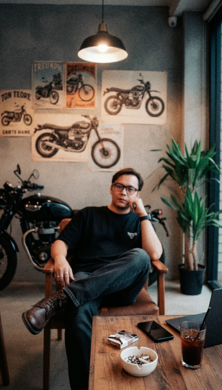 Retro-Urban dengan Sentuhan Otomotif