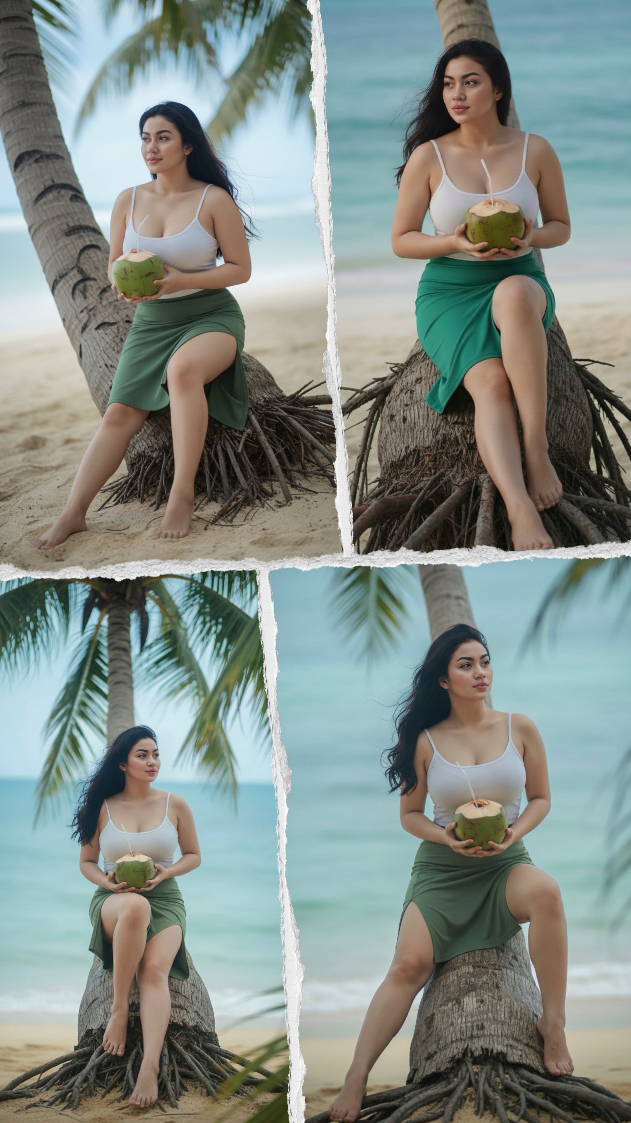 Pesona Tropis di Bawah Pohon Kelapa