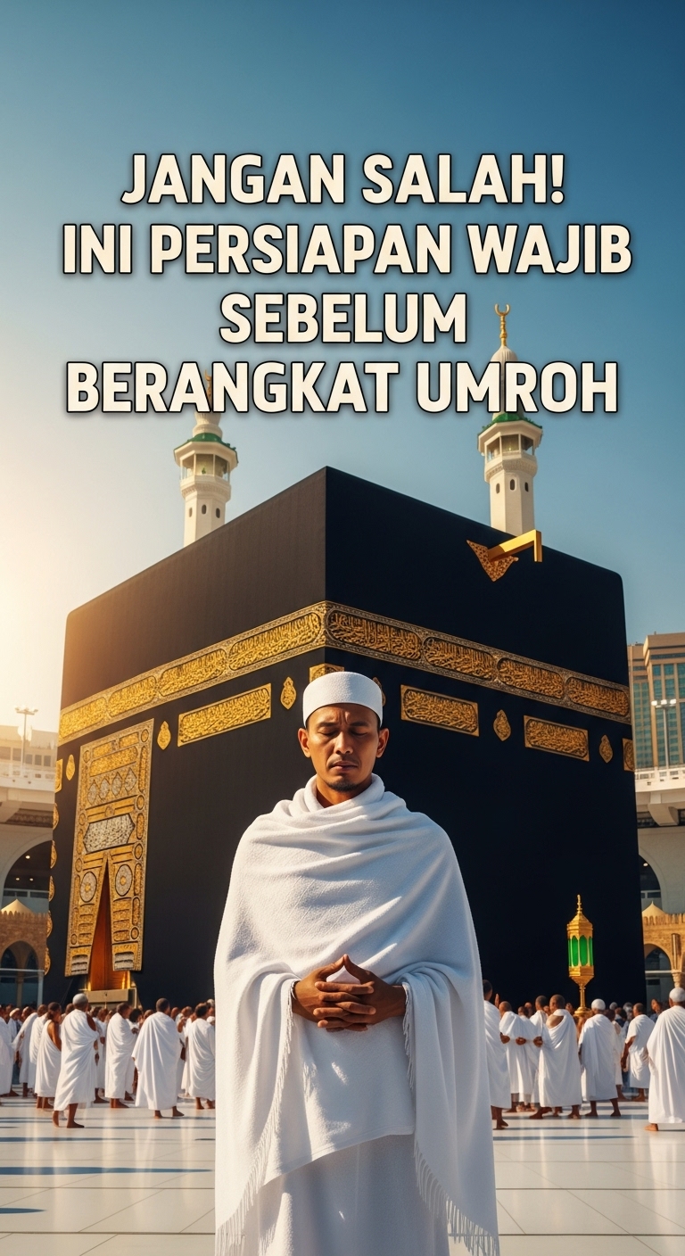 Jemaah Umrah di Depan Ka'bah